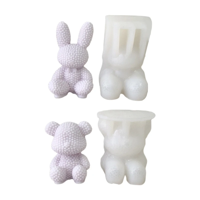 Diy Handmade Products Pearl Bear Bunny Silicone Mold Scented Gypsum Ornaments Drop Glue Resin Mold for Decoration
Diy Handmade Products Pearl Bear Bunny Silicone Mold Scented Gypsum Ornaments Drop Glue Resin Mold for Decoration