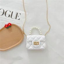 New Cross-border Super Fire Jelly Bag Portable Simple Mini Cute Bags Childrens Small Network Red Girl Cute Little Satchel Bags