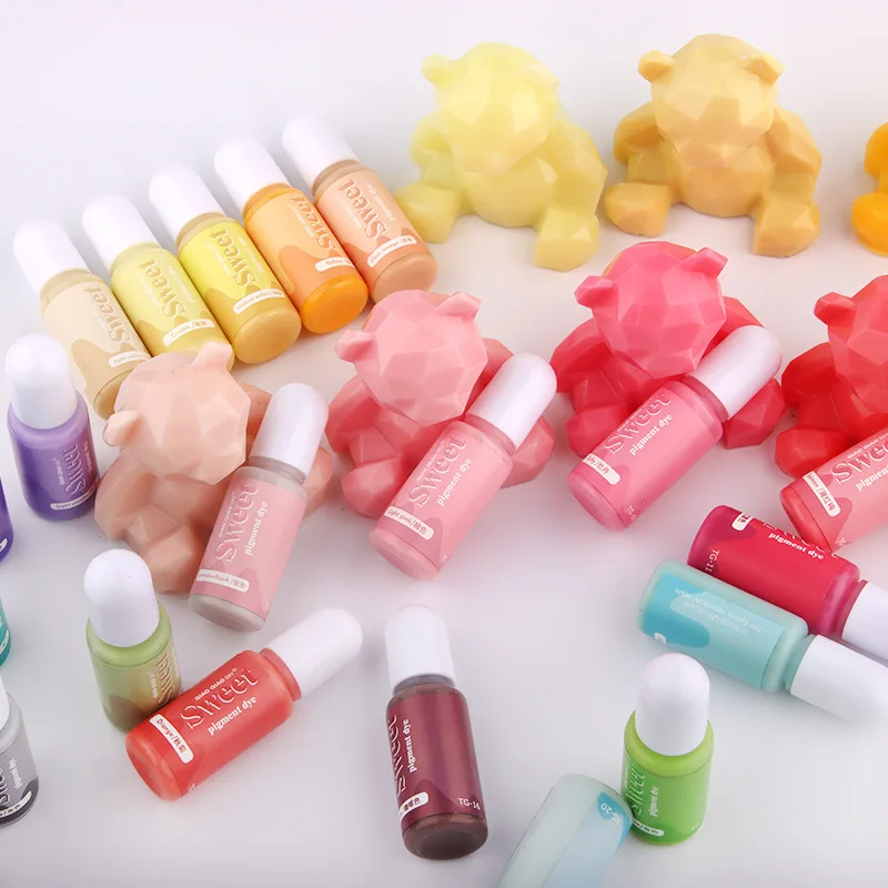 6pcs/Set 10ml olid Color Resin Pigment DIY UV Epoxy Liquid Colorant Dye Ink Alcohol Pigment Epoxy Resin Mold Oily Liquid Jewelry
6pcs/Set 10ml olid Color Resin Pigment DIY UV Epoxy Liquid Colorant Dye Ink Alcohol Pigment Epoxy Resin Mold Oily Liquid Jewelry