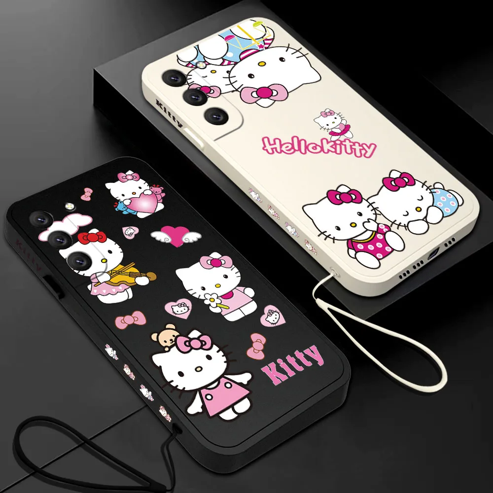 Cartoon Cute Sanrio Hello Kitty Phone Case For Samsung Galaxy S23 S22 S21 S20 Ultra FE S10 4G S9 Note 20 10 9 Plus With Lanyard
Cartoon Cute Sanrio Hello Kitty Phone Case For Samsung Galaxy S23 S22 S21 S20 Ultra FE S10 4G S9 Note 20 10 9 Plus With Lanyard
