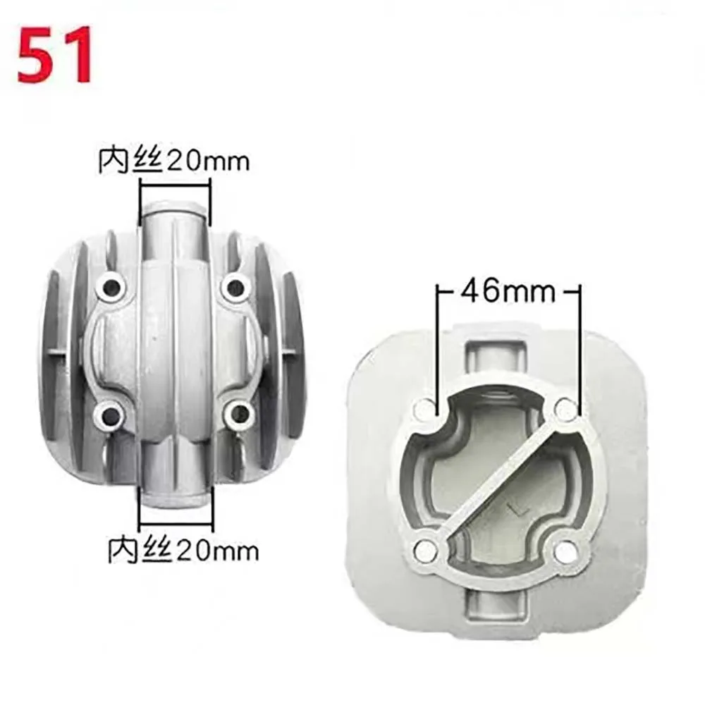 Each Size Bama Air Compressor Accessories Piston Engine Spare Parts Metal Threaded Cylinder Head 
Each Size Bama Air Compressor Accessories Piston Engine Spare Parts Metal Threaded Cylinder Head
