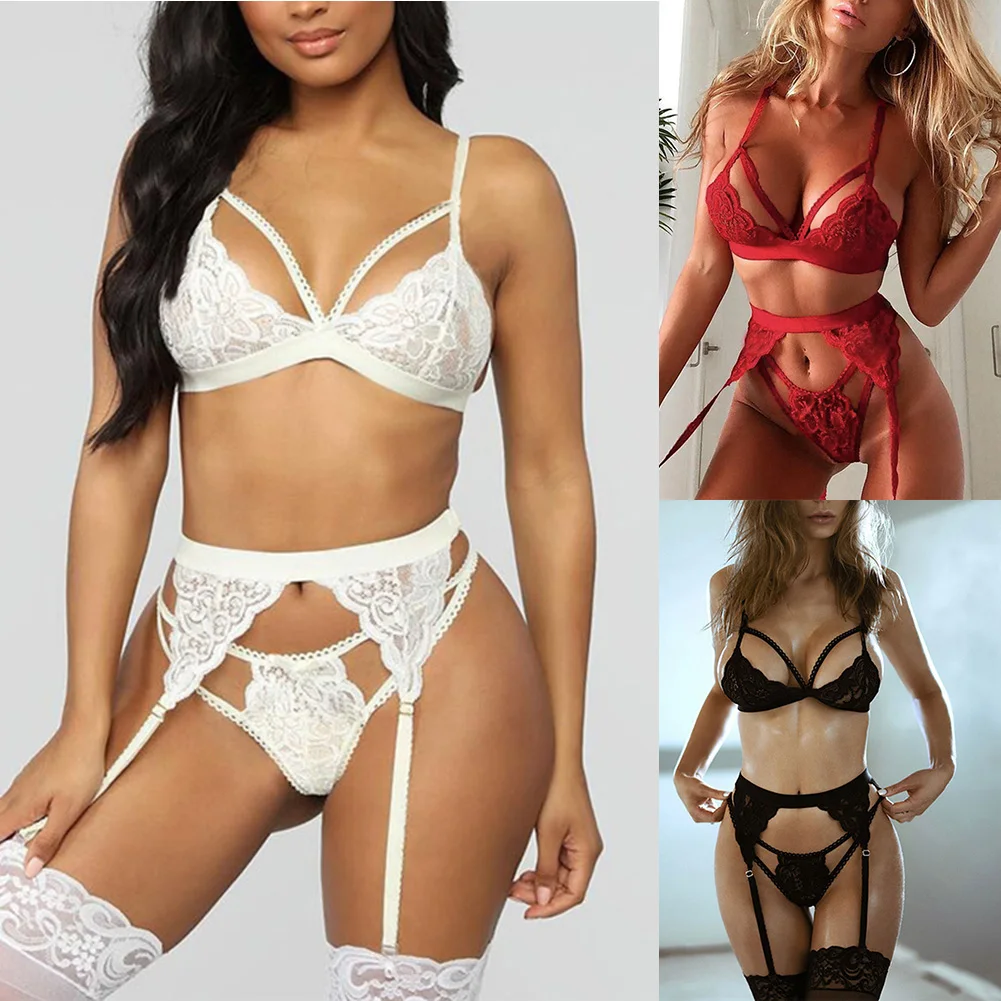 women's Sexi Lace Bra And Panty Set Perspective Lingerie Dress Underwear Garter Belt Thong Bra Set Nightwear Sleepwear
women's Sexi Lace Bra And Panty Set Perspective Lingerie Dress Underwear Garter Belt Thong Bra Set Nightwear Sleepwear