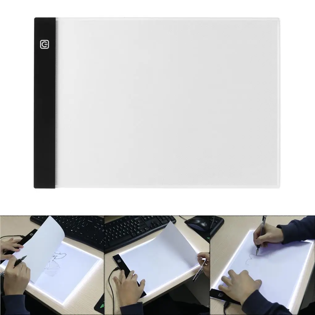 A4 LED Light Copy Pads Tracing Board Transparent Drawing Plate Design Tablet Stencil Charging Write Platform Tables
A4 LED Light Copy Pads Tracing Board Transparent Drawing Plate Design Tablet Stencil Charging Write Platform Tables