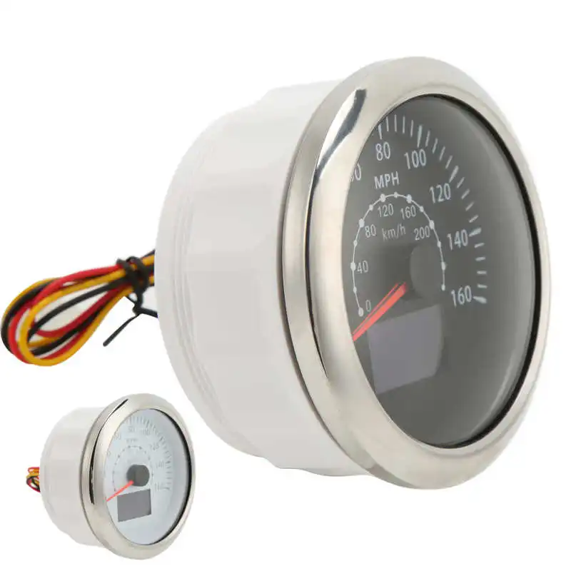 GPS Speedometer Adjustable Backlit Mileage Gauge LCD Display 0‑240KM/H for Automobiles for Engineering Machinery for Boats
GPS Speedometer Adjustable Backlit Mileage Gauge LCD Display 0‑240KM/H for Automobiles for Engineering Machinery for Boats