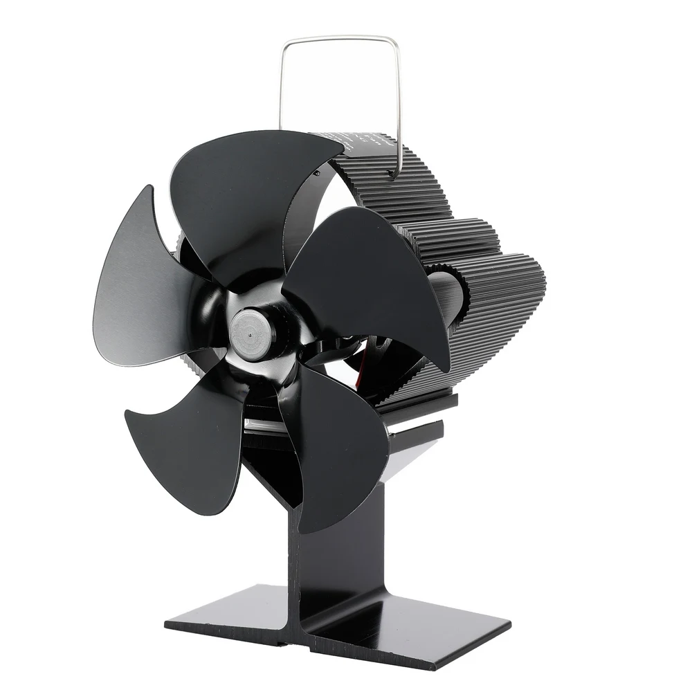 Black Fireplace 5 Blades Heat Powered Stove Fan Log Wood Burner Ecofan Quiet Home Fireplace Fan Efficient Heat Distribution
Black Fireplace 5 Blades Heat Powered Stove Fan Log Wood Burner Ecofan Quiet Home Fireplace Fan Efficient Heat Distribution