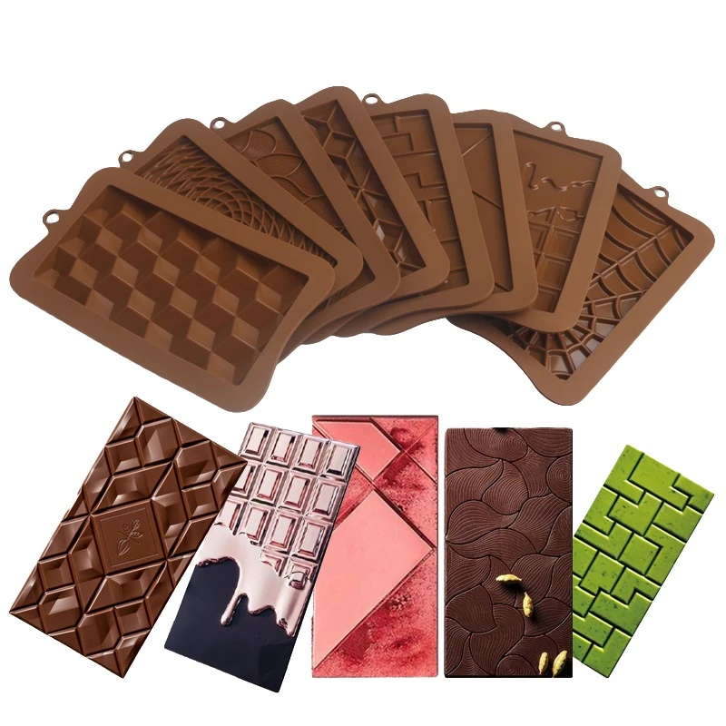 8 Styles Brown Silicone Chocolate Mold Food Grade Child Candy Chunks Baking Mould Sugarcraft Decorating Tools Dessert Bakeware
8 Styles Brown Silicone Chocolate Mold Food Grade Child Candy Chunks Baking Mould Sugarcraft Decorating Tools Dessert Bakeware