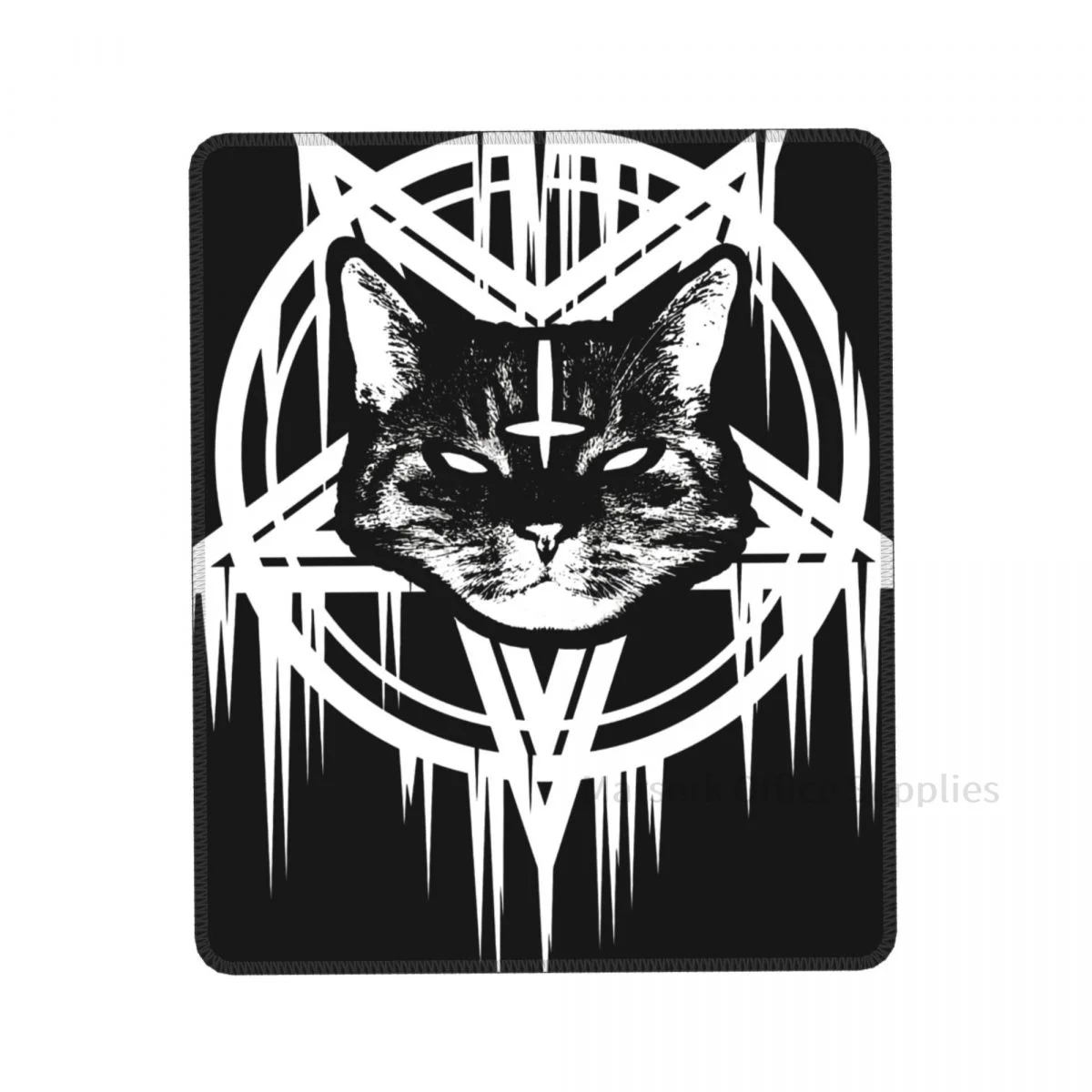 Коврик для мыши Baphomet с Сатаной и блестящей поверхностью, Черный Металлический Коврик для компьютерной клавиатуры с котом 666, персонализиров...
Коврик для мыши Baphomet с Сатаной и блестящей поверхностью, Черный Металлический Коврик для компьютерной клавиатуры с котом 666, персонализиров...