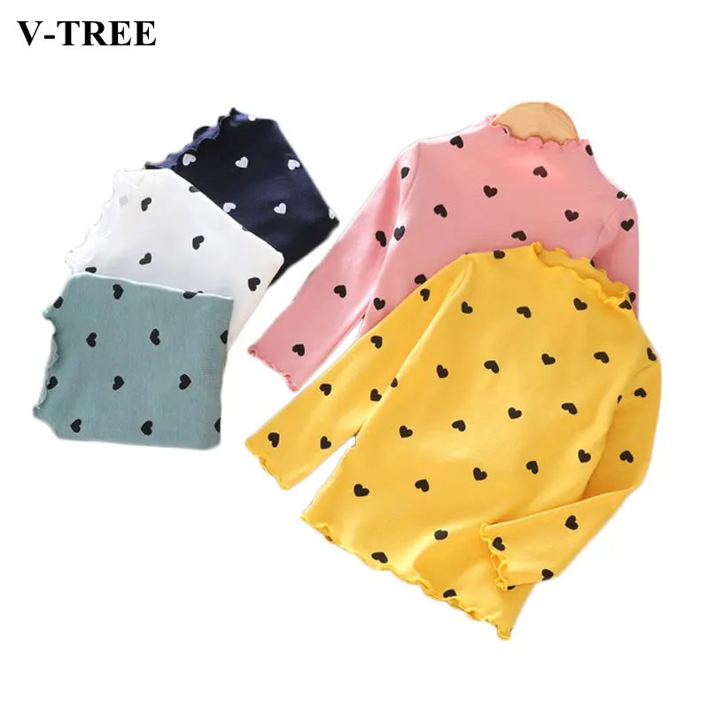 Long Sleeve Children T Shirt High-collar Tops For Kids 2022 Spring Autumn Girls Bottom Cotton Kids Blouse Todder Clothing
Long Sleeve Children T Shirt High-collar Tops For Kids 2022 Spring Autumn Girls Bottom Cotton Kids Blouse Todder Clothing