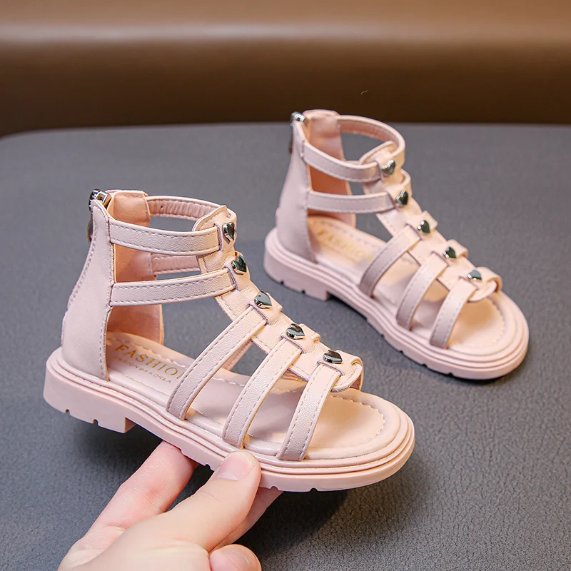 Girls Sandals 2022 Summer Kids Gladiator Sandals Boots Back Bow Roma Shoes Narrow Band Princess Shoes For Child Baby Love zipper
Girls Sandals 2022 Summer Kids Gladiator Sandals Boots Back Bow Roma Shoes Narrow Band Princess Shoes For Child Baby Love zipper