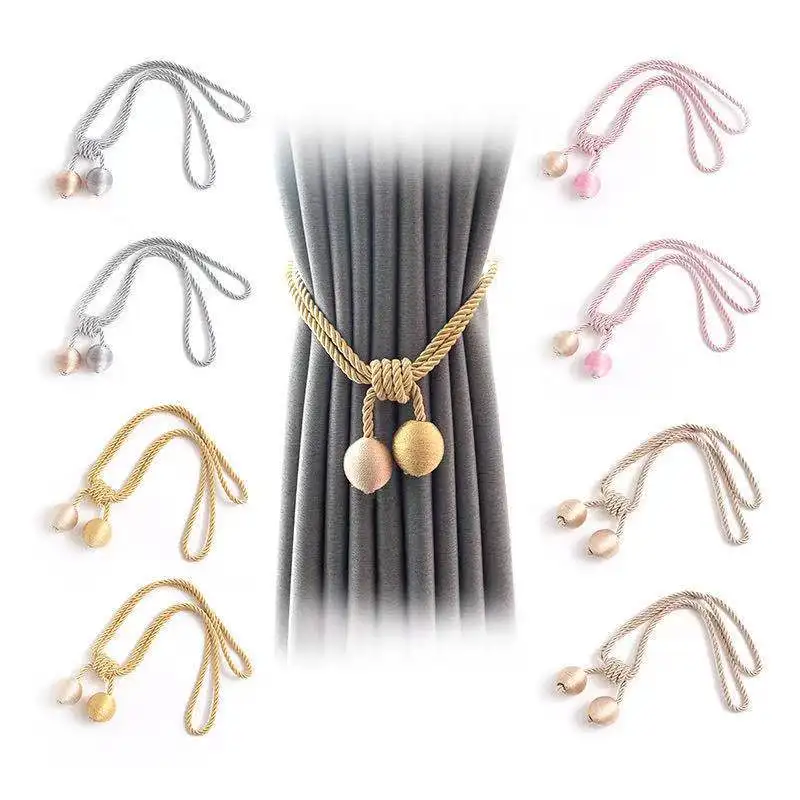 Outai Park of 2 Simple Double-ball Curtain Tie Bedroom Rope Tie Curtain Buckle Curtain Yarn Installation-free Storage Ornaments
Outai Park of 2 Simple Double-ball Curtain Tie Bedroom Rope Tie Curtain Buckle Curtain Yarn Installation-free Storage Ornaments
