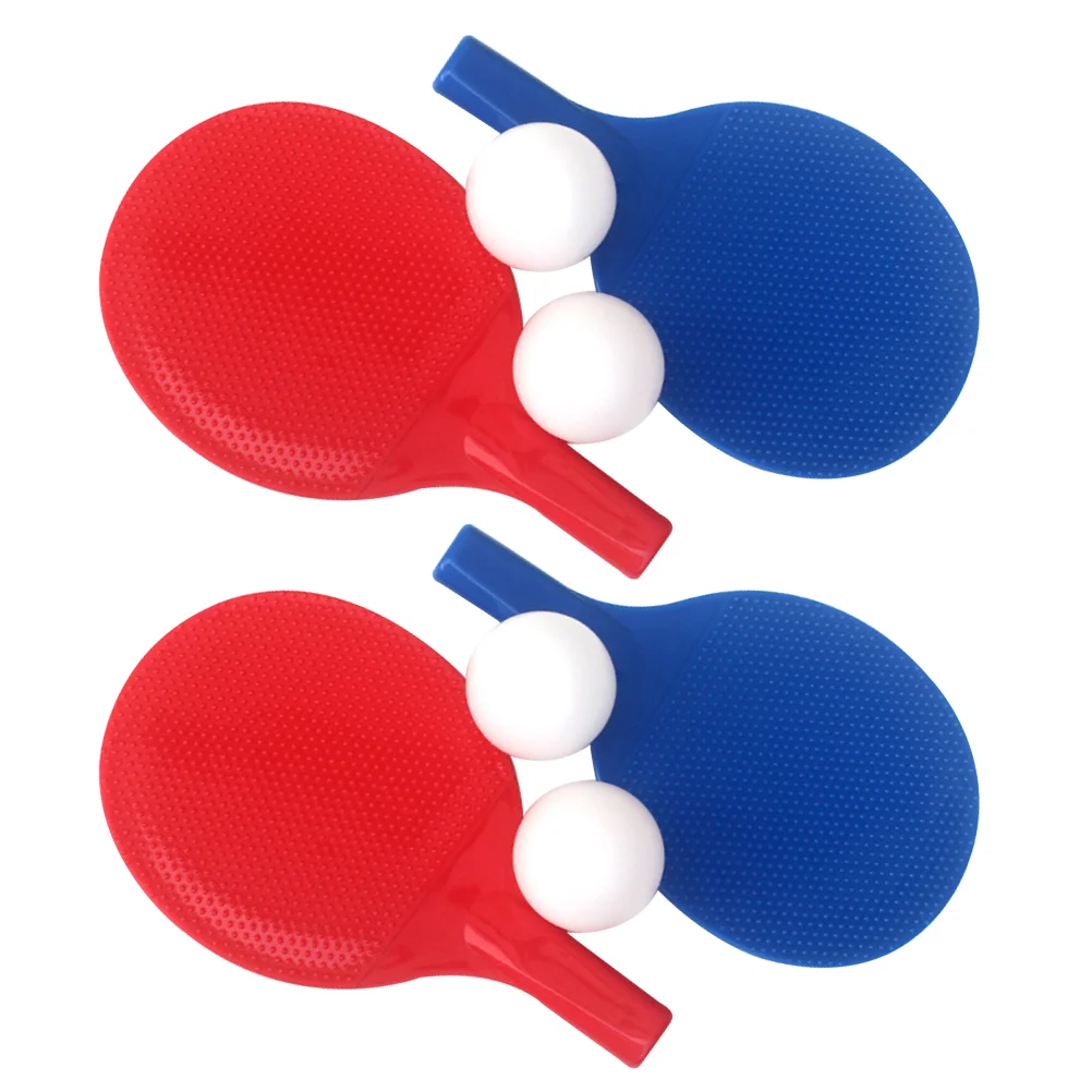 

2 комплекта детских ракеток для понга, набор пластиковых ракеток для настольного тенниса с мячиками, детская игрушка для начинающих, детски...