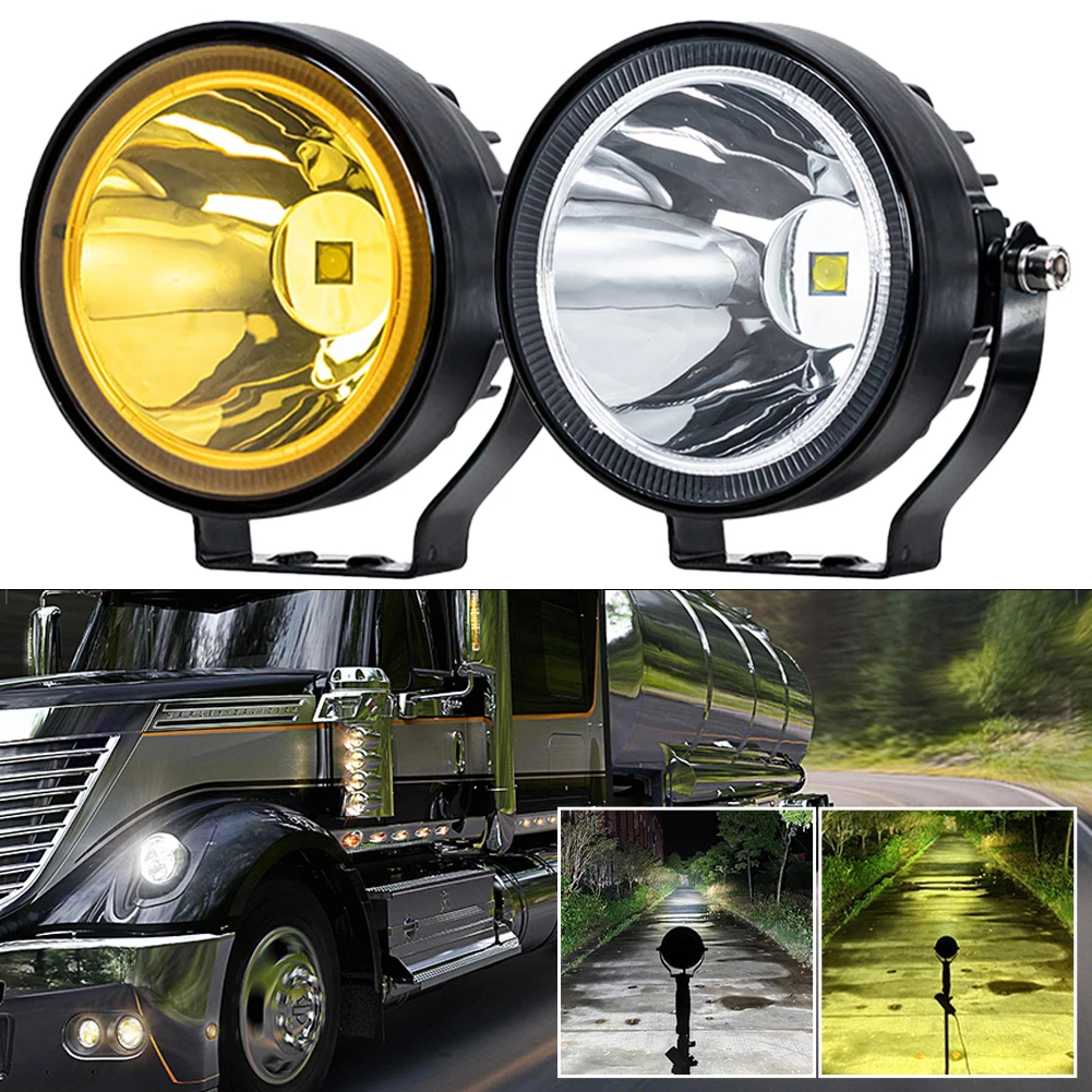 4-inch Round LED Spot Light Ultra-Bright 12-48V Headlight Fog Lamp Reversing Lamp Driving Work Light for Motorcycle Cars Trucks
4-inch Round LED Spot Light Ultra-Bright 12-48V Headlight Fog Lamp Reversing Lamp Driving Work Light for Motorcycle Cars Trucks