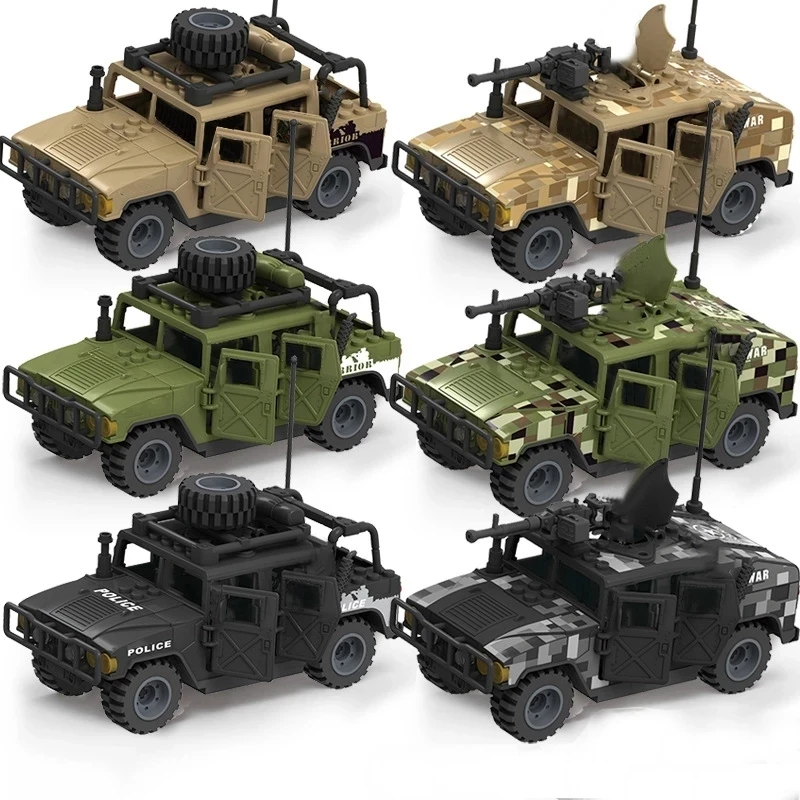 Military Special Forces Vehicle Building Blocks SWAT Soldiers Figures Car Weapon Gun Accessories Bricks Kid Chrismas Gift
Military Special Forces Vehicle Building Blocks SWAT Soldiers Figures Car Weapon Gun Accessories Bricks Kid Chrismas Gift