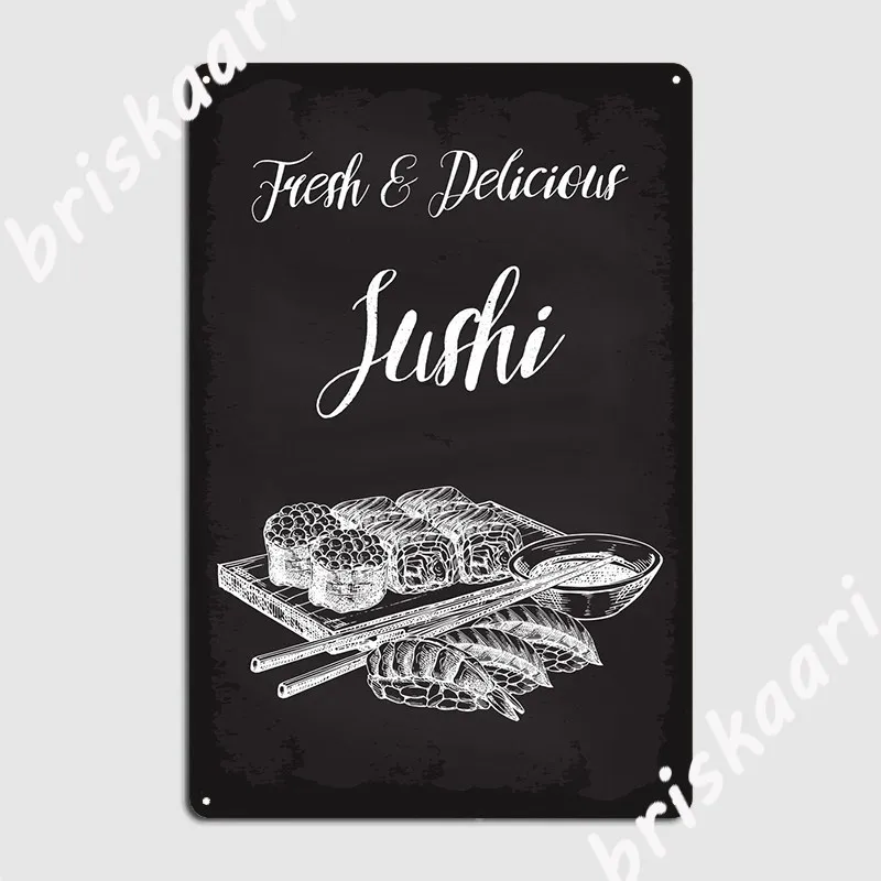 Fresh Delicious Sushi Metal Sign Painting Décor Custom Cinema Kitchen Garage Club Tin sign Posters
Fresh Delicious Sushi Metal Sign Painting Décor Custom Cinema Kitchen Garage Club Tin sign Posters