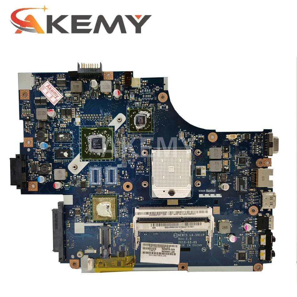 Материнская плата 5552G для ноутбука Acer aspire материнская LA-5911P LA-5912P - купить по