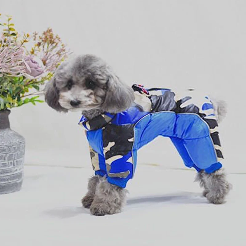 Dog clothes autumn and winter models pet camouflage cotton waterproof cold-proof dog coat jacket four-legged cotton clothing
Dog clothes autumn and winter models pet camouflage cotton waterproof cold-proof dog coat jacket four-legged cotton clothing