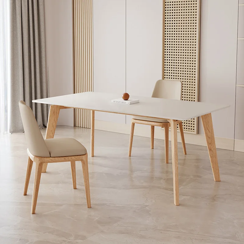 Rock Board Dining Table Solid Wood Dining Table Nordic Modern Minimalist Rectangular Dining Table
Rock Board Dining Table Solid Wood Dining Table Nordic Modern Minimalist Rectangular Dining Table