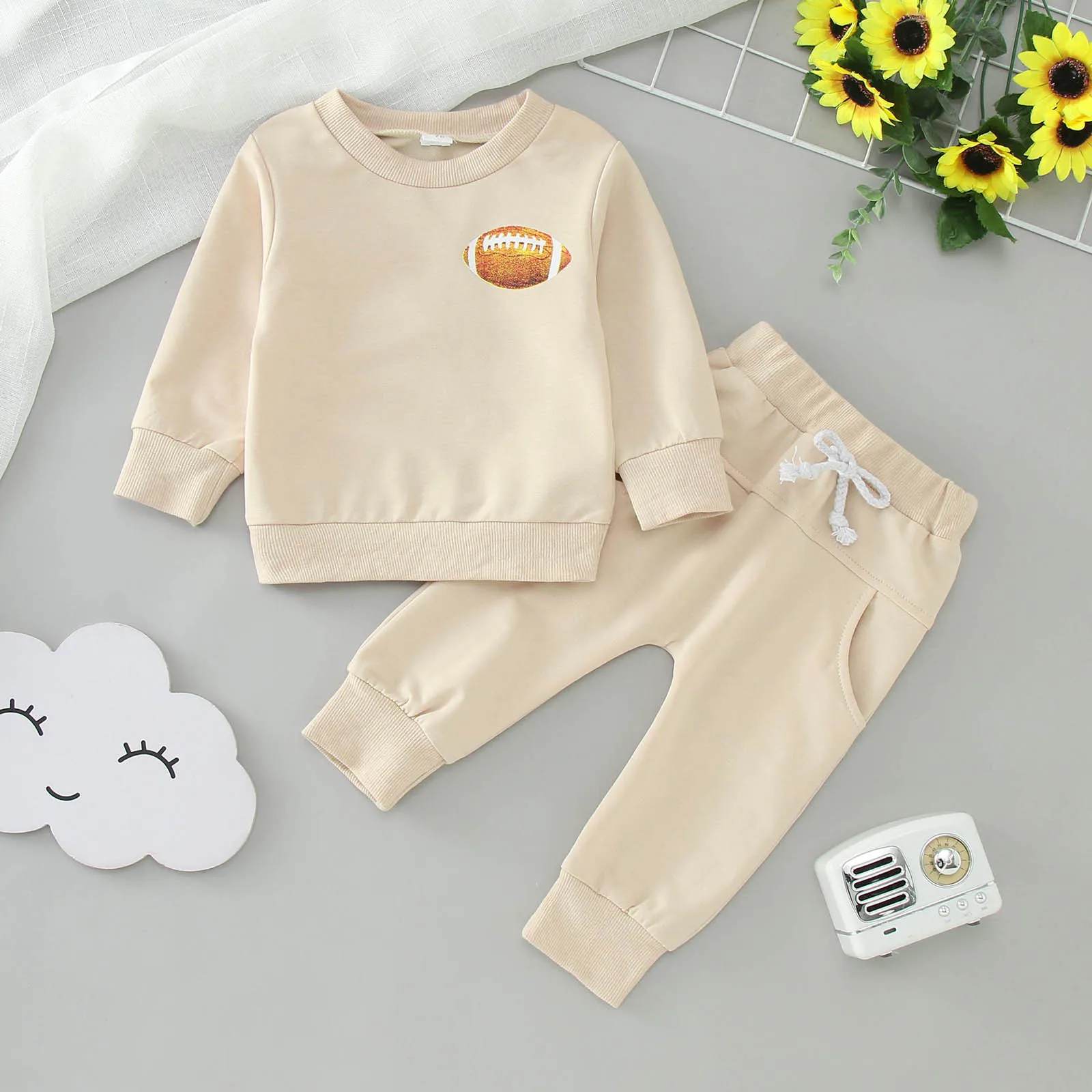 0-3Years Toddler Baby Boys Clothes Sets Autumn Outfits Solid Color Crew Neck Long Sleeve Sweatshirts Pants 2Pcs Set Tracksuits
0-3Years Toddler Baby Boys Clothes Sets Autumn Outfits Solid Color Crew Neck Long Sleeve Sweatshirts Pants 2Pcs Set Tracksuits
