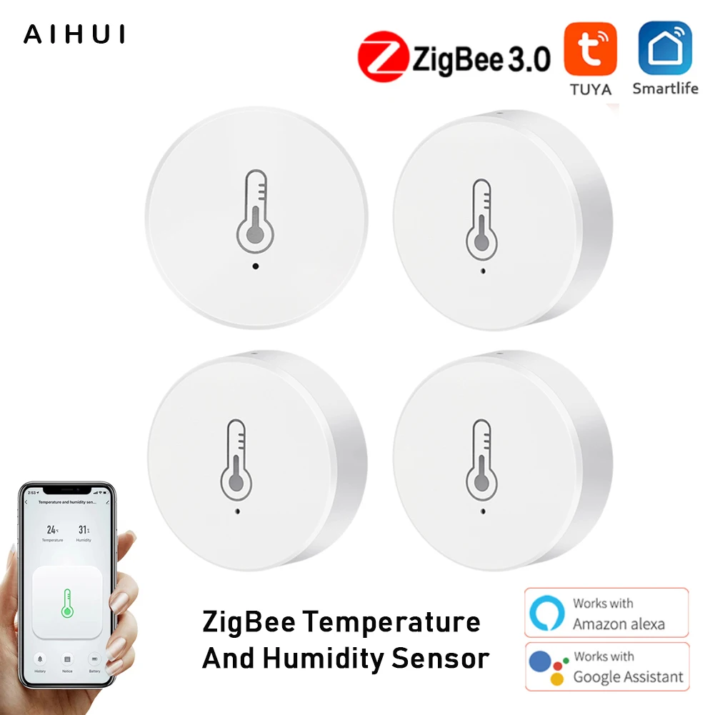 Смарт-датчик влажности и температуры Tuya ZigBee, умное управление с помощью приложения Zigbee Gateway Hub
Смарт-датчик влажности и температуры Tuya ZigBee, умное управление с помощью приложения Zigbee Gateway Hub