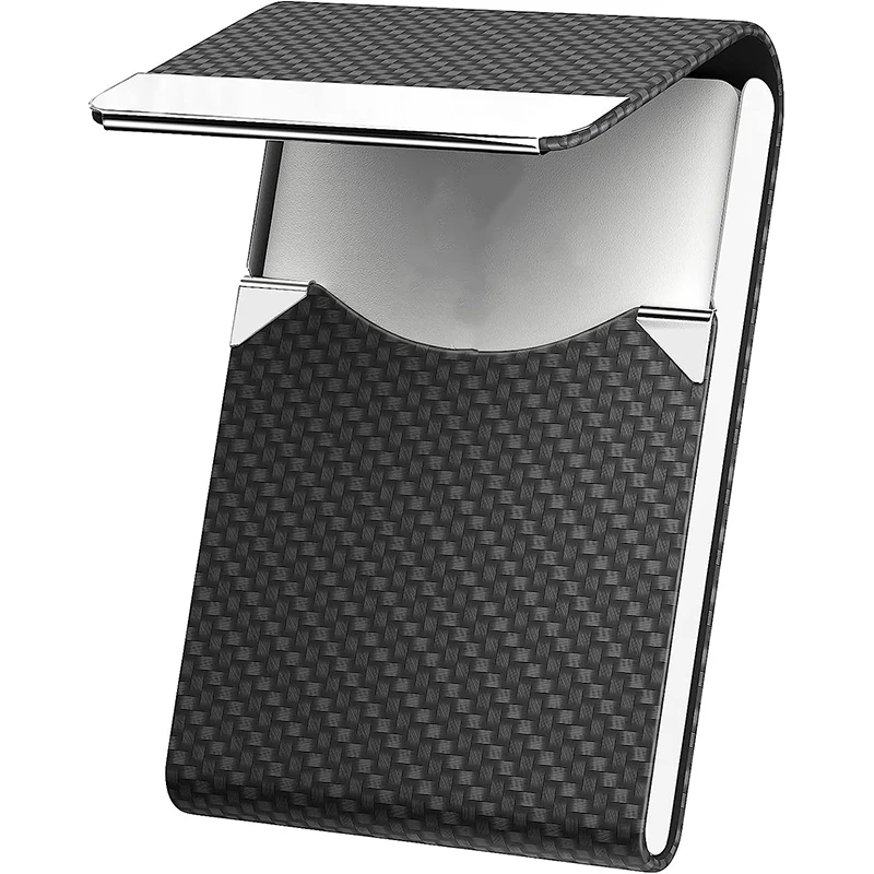 PU Leather Business Card Holder Fashion Magnetic Clasp Credit Card Box Office Supplies Gift RFID Blocking Business Card Case
PU Leather Business Card Holder Fashion Magnetic Clasp Credit Card Box Office Supplies Gift RFID Blocking Business Card Case