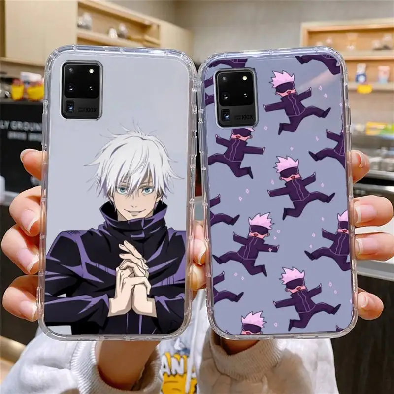 Cartoon Cute Anime Jujutsu Kaisen Phone Case For Samsung Galaxy S10 S10e A70 Edge S22 S23 Plus Ultra Note10 Transparent Cove
Cartoon Cute Anime Jujutsu Kaisen Phone Case For Samsung Galaxy S10 S10e A70 Edge S22 S23 Plus Ultra Note10 Transparent Cove