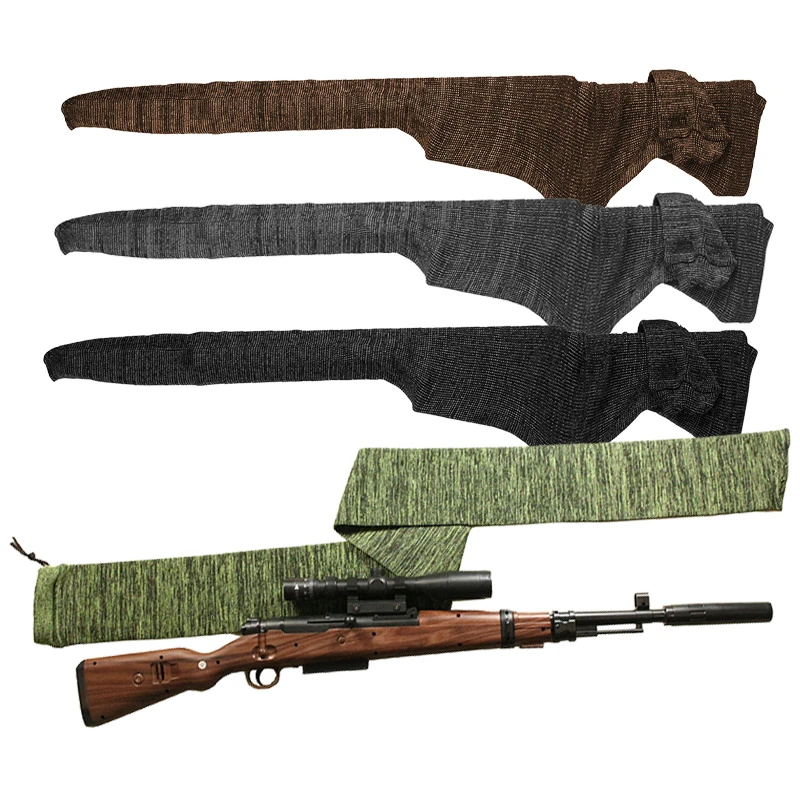 

Airsoft Gun Sock Rifle Knit Polyester Rifle Gun Protector Cover Bag Moistureproof Storage Sleeve Rifle Holster