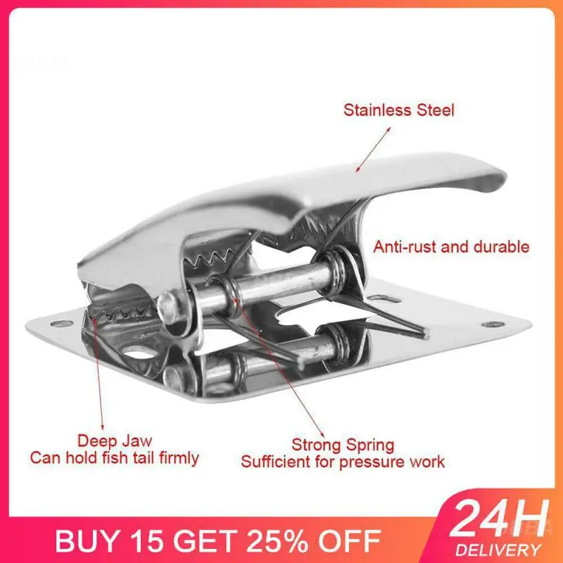 Зажим для рыбьего хвоста из нержавеющей стали с 6 винтами
Зажим для рыбьего хвоста из нержавеющей стали с 6 винтами