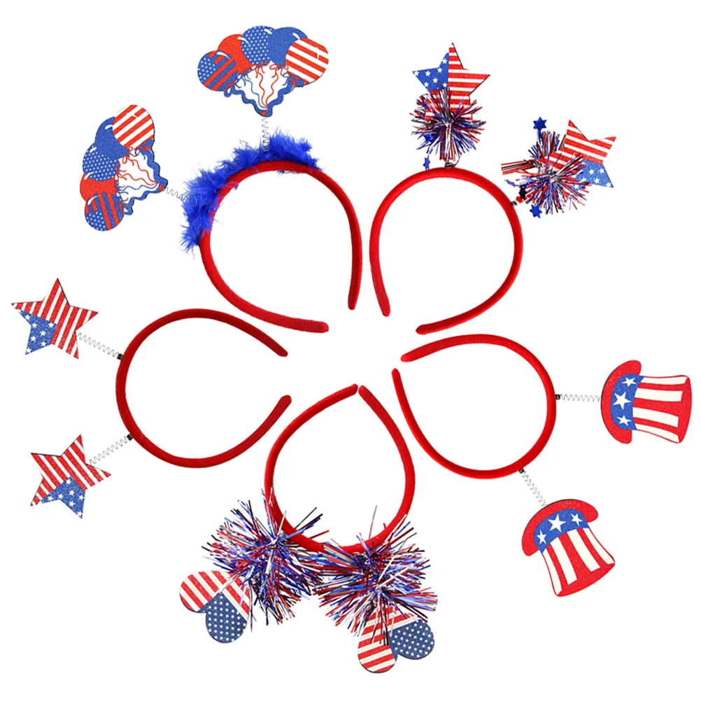 5 Pcs Funny Party Hat Plastic Headband American Cosplay Headbands Fourth July Headband Red Headband
5 Pcs Funny Party Hat Plastic Headband American Cosplay Headbands Fourth July Headband Red Headband