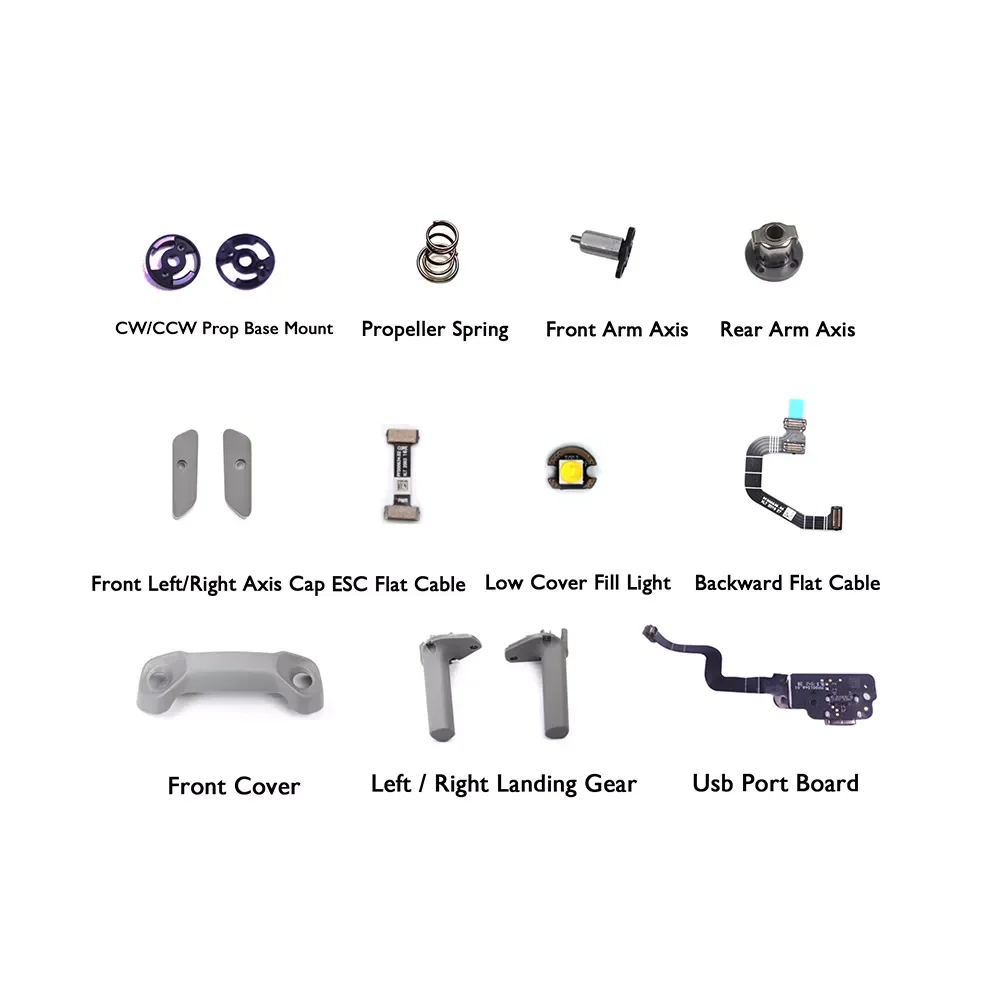 Original Replacement for DJI Mavic Air 2 Front Cover Front Rear Arm Axis Landing Gear Propeller Mount Repair Spare Parts
Original Replacement for DJI Mavic Air 2 Front Cover Front Rear Arm Axis Landing Gear Propeller Mount Repair Spare Parts