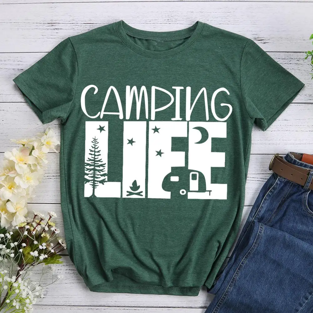 Модные женские и мужские футболки с коротким рукавом, футболка Campig Life, хлопковые повседневные топы S-XXXL
Модные женские и мужские футболки с коротким рукавом, футболка Campig Life, хлопковые повседневные топы S-XXXL