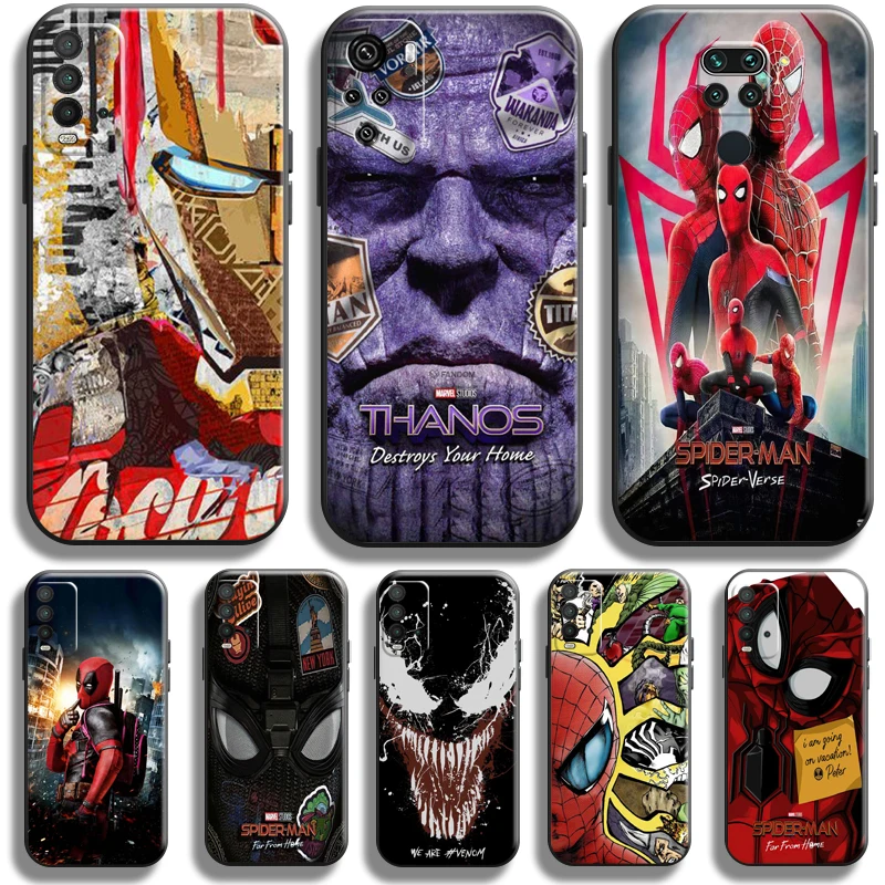 Spiderman Iron Man Venom For Xiaomi Redmi Note 9 9T 9S 10S 10T 10 Pro Max 5G Redmi 10 9 9T 9A 9C Phone Case Soft Liquid Silicon
Spiderman Iron Man Venom For Xiaomi Redmi Note 9 9T 9S 10S 10T 10 Pro Max 5G Redmi 10 9 9T 9A 9C Phone Case Soft Liquid Silicon