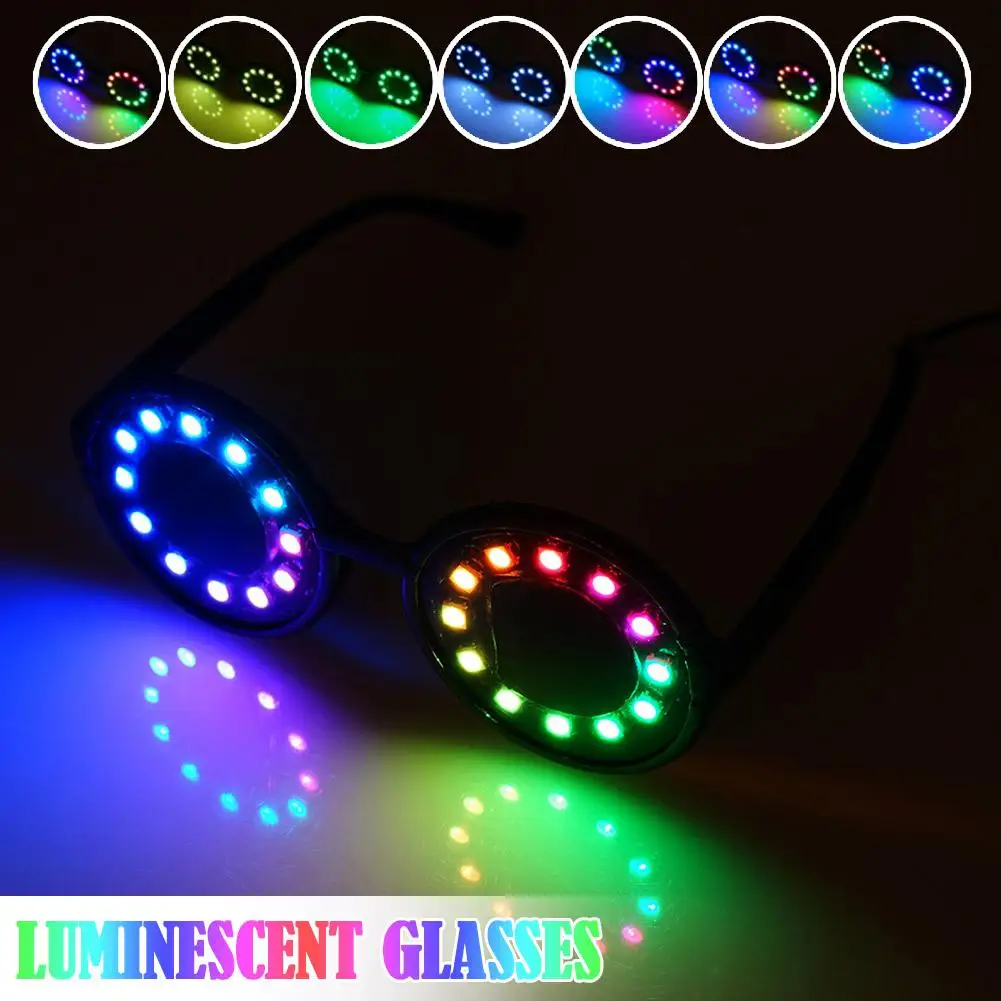 1pcs Fashion LED Lights Glasses EL Neon Glow Light Sunglasses Light Up Party Toys Glow In The Dark Neon Party Favors For We V1U4
1pcs Fashion LED Lights Glasses EL Neon Glow Light Sunglasses Light Up Party Toys Glow In The Dark Neon Party Favors For We V1U4