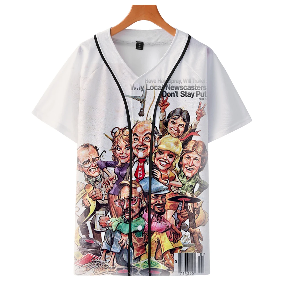 WKRP in Cincinnati 3D Printed Baseball T-shirt Women/Men Fashion Summer Short Sleeve Tshirt Hot Sale Streetwear Clothes
WKRP in Cincinnati 3D Printed Baseball T-shirt Women/Men Fashion Summer Short Sleeve Tshirt Hot Sale Streetwear Clothes