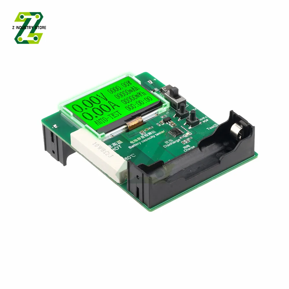 MAh MWh Battery Capacity Tester LCD Display 18650 Lithium Battery Digital Measurement Lithium Battery Power Detector Module
MAh MWh Battery Capacity Tester LCD Display 18650 Lithium Battery Digital Measurement Lithium Battery Power Detector Module