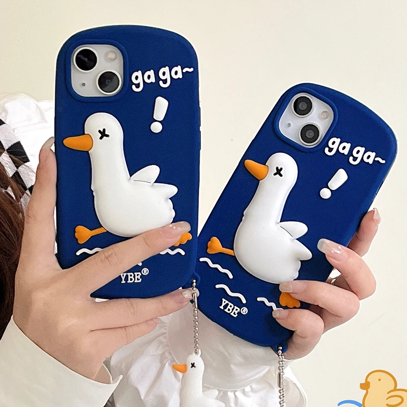 Cartoon Animal Duck 3D Case For iphone 13 12 Pro 11 XS Max XR X SE 2020 7 8 Plus Cute Soft silicone Cover wite Lanyard kids gift
Cartoon Animal Duck 3D Case For iphone 13 12 Pro 11 XS Max XR X SE 2020 7 8 Plus Cute Soft silicone Cover wite Lanyard kids gift