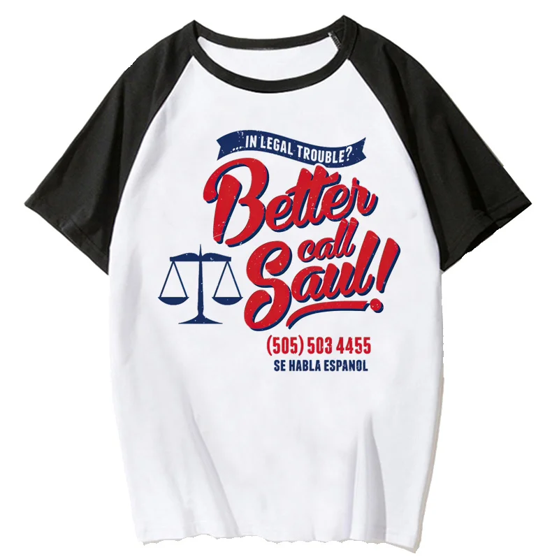 Женская Винтажная Футболка better call, Повседневная белая футболка, 2022 
Женская Винтажная Футболка better call, Повседневная белая футболка, 2022