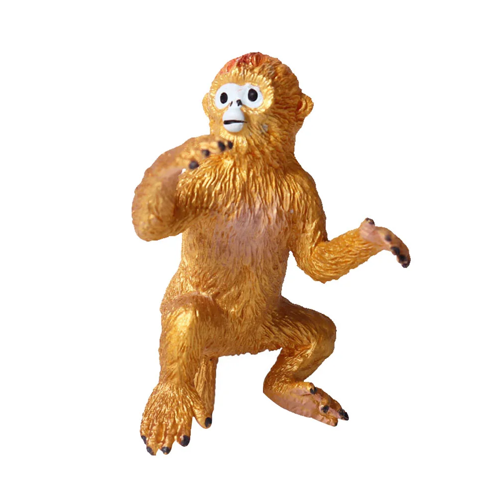 Golden Monkey Figurine Realistic Hand Painted Model Educational Toys Device 
Golden Monkey Figurine Realistic Hand Painted Model Educational Toys Device