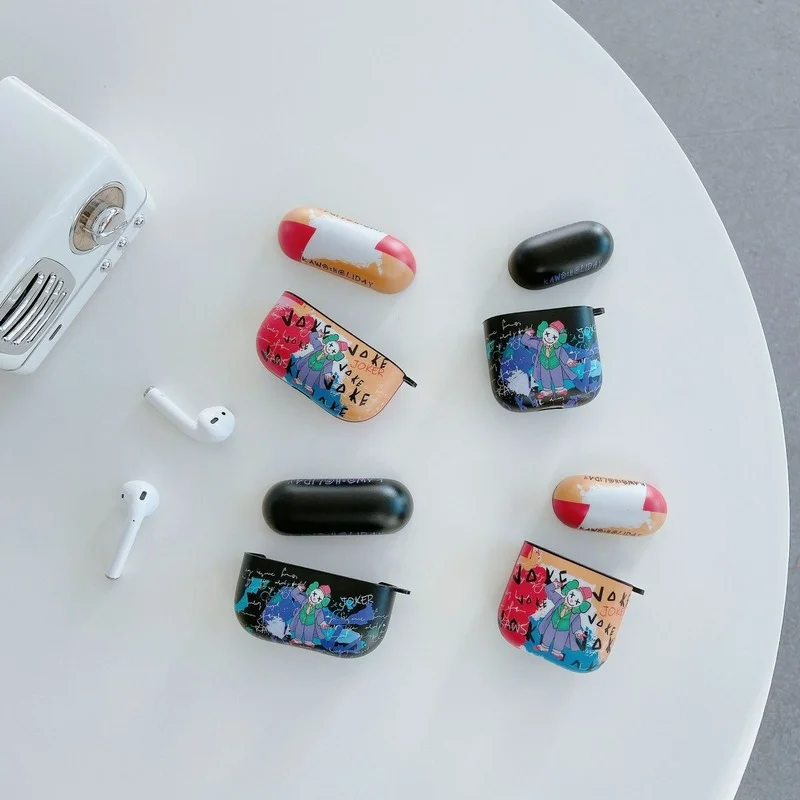 Креативный граффити модный Забавный Джокер Apple AirPods 2 чехол для AirPods Pro Чехол для IPhone аксессуары для наушников Чехол Air Pod
Креативный граффити модный Забавный Джокер Apple AirPods 2 чехол для AirPods Pro Чехол для IPhone аксессуары для наушников Чехол Air Pod