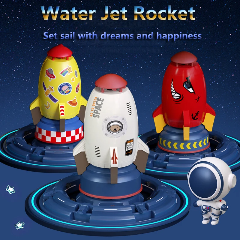 Space Rocket Water Gun Toy for Children Outdoor Water Spray Flying Overhead Injector Water Jet Rocket Summer Fun Entertainment
Space Rocket Water Gun Toy for Children Outdoor Water Spray Flying Overhead Injector Water Jet Rocket Summer Fun Entertainment