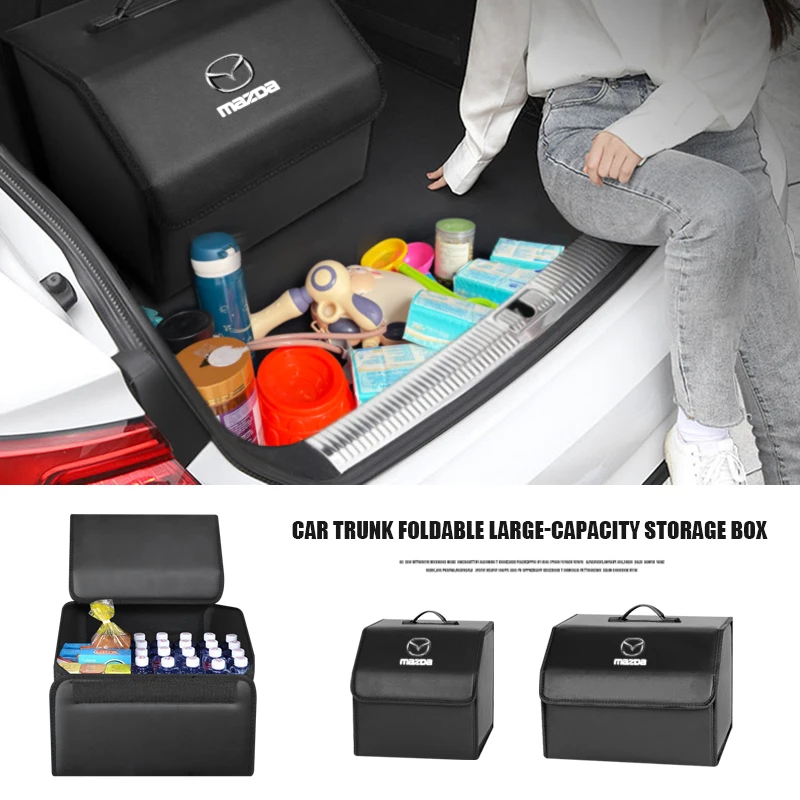 Car Trunk Storage Box Foldable Large Capacity Multi Functional Leather Case Storage Bag For Mazda 2 3 MX5 6 CX5 CX-3 CX30 Etc
Car Trunk Storage Box Foldable Large Capacity Multi Functional Leather Case Storage Bag For Mazda 2 3 MX5 6 CX5 CX-3 CX30 Etc