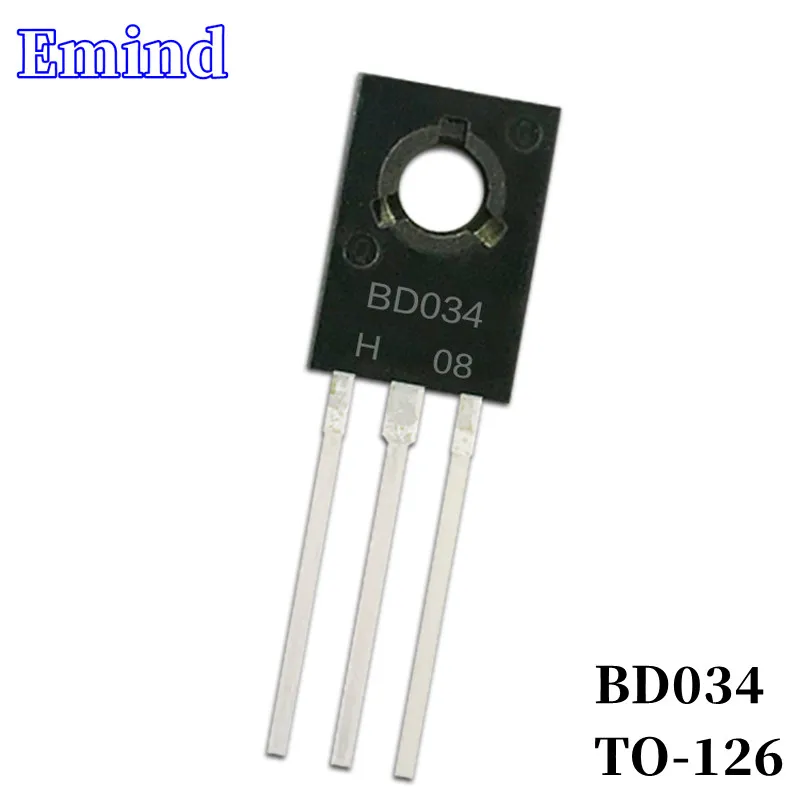 100/300/500/1000/2000Pcs BD034 DIP Transistor TO-126 PNP Type Bipolar Amplifier Transistor
100/300/500/1000/2000Pcs BD034 DIP Transistor TO-126 PNP Type Bipolar Amplifier Transistor