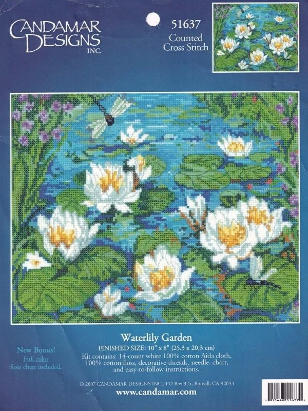 

lotus in the pool 35-30 Cross Stitch Kit Packages Counted Cross-Stitching Kits New Pattern Cross stich unPainting Set
