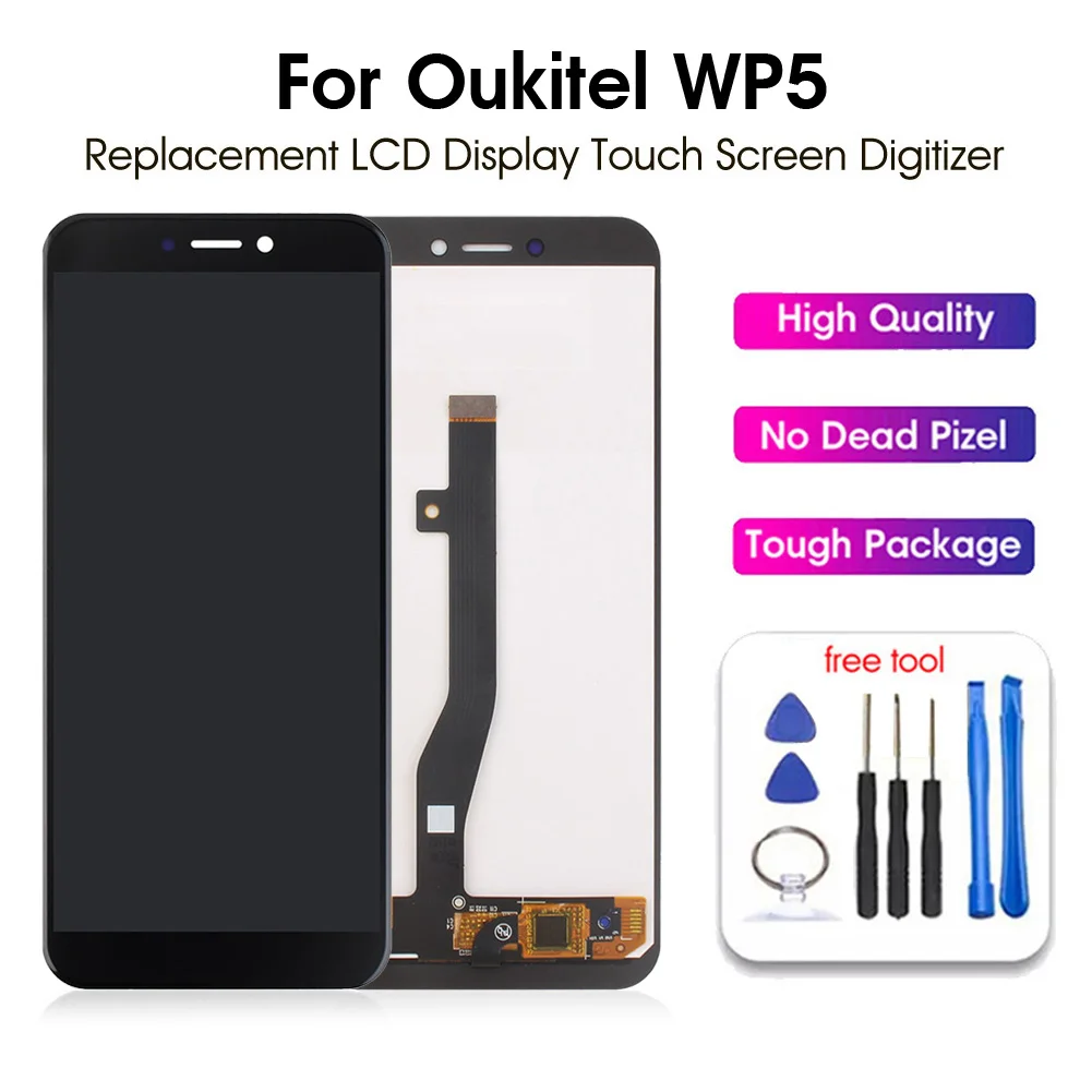 For Oukitel Wp5 New Touch The Screen Digitizer Glass + Lcd Display Assembly Replacement Lcd Display Touch Screen Digitizer
For Oukitel Wp5 New Touch The Screen Digitizer Glass + Lcd Display Assembly Replacement Lcd Display Touch Screen Digitizer