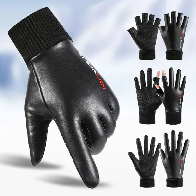 Winter Gloves Men Women Warm Thermal Fleece Leather Gloves Windproof Waterproof Ski Snow Outdoor Sport Snowboard Touch Gloves
Winter Gloves Men Women Warm Thermal Fleece Leather Gloves Windproof Waterproof Ski Snow Outdoor Sport Snowboard Touch Gloves