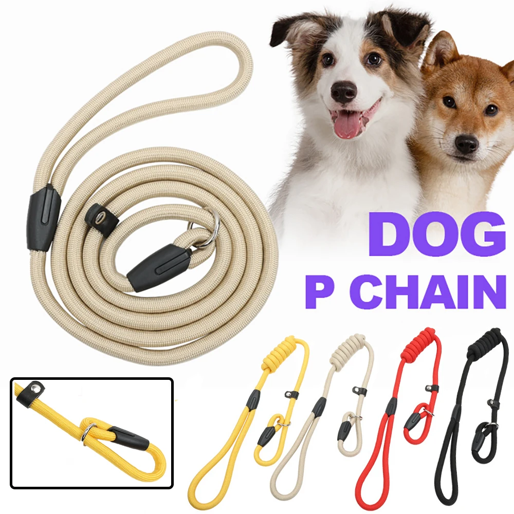 Pet Anti-escape Dog Leash Slip Rope Adjustable Collar Cotton Core Nylon Dogs Lead Integrated P Rope Pet Items Dog Accessories
Pet Anti-escape Dog Leash Slip Rope Adjustable Collar Cotton Core Nylon Dogs Lead Integrated P Rope Pet Items Dog Accessories