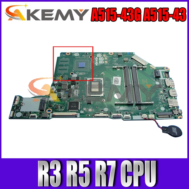 Mainboard For Aspire A515-43G A515-43 Laptop Motherboard mainboard EH5LP LA-H801P motherboard With AMD R3 R5 R7 CPU DDR4
Mainboard For Aspire A515-43G A515-43 Laptop Motherboard mainboard EH5LP LA-H801P motherboard With AMD R3 R5 R7 CPU DDR4