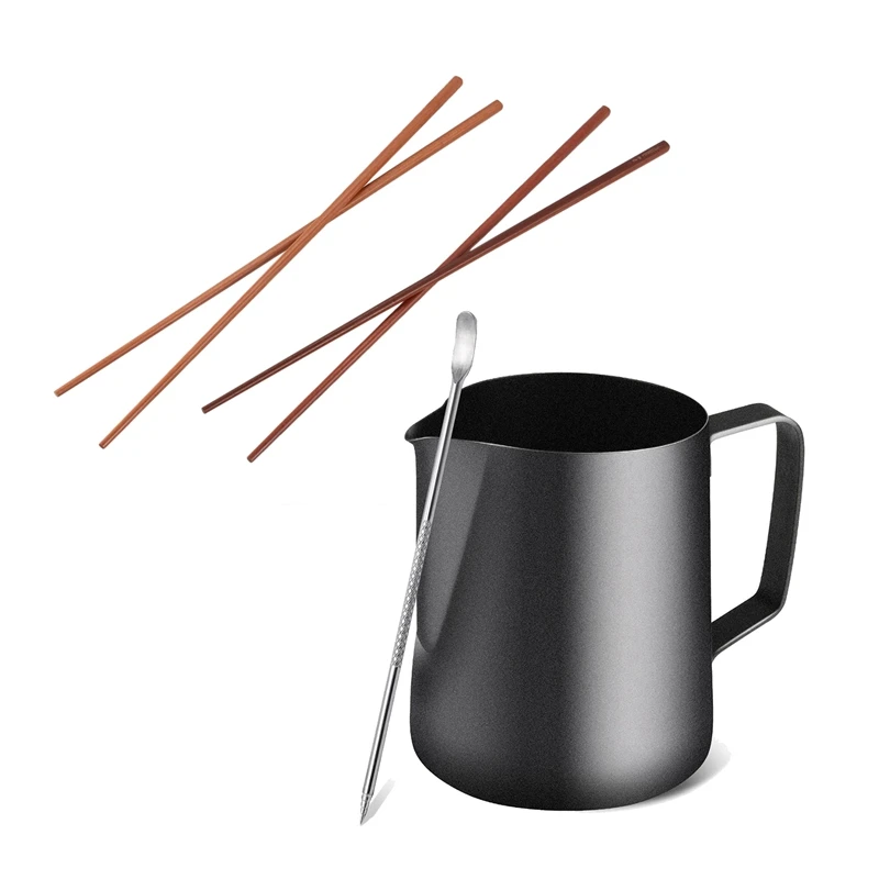 1 Pairs Ironwood Noodles Cooking Chopsticks 42Cm Length Dark Brown & 1Set Milk Frothing Jug
1 Pairs Ironwood Noodles Cooking Chopsticks 42Cm Length Dark Brown & 1Set Milk Frothing Jug