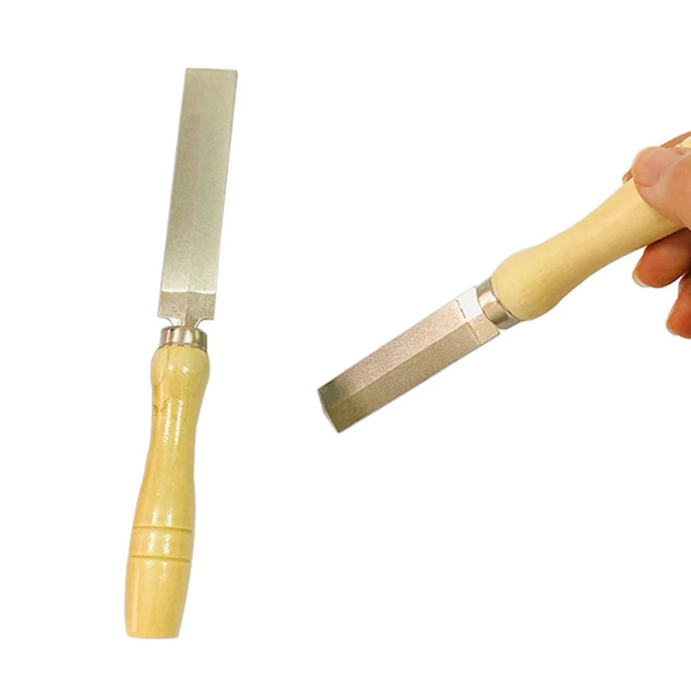 1 Pc 3Inch Diamond File Wooden Handle 75mm 300 Grit Carbon Steel Blade For Woodworking Carving Deburring Trimming Grinding Tool
1 Pc 3Inch Diamond File Wooden Handle 75mm 300 Grit Carbon Steel Blade For Woodworking Carving Deburring Trimming Grinding Tool