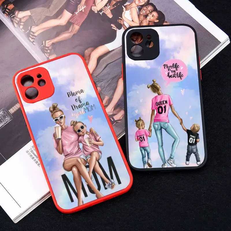 Girl Queen Mom baby sky Phone Case Red Color Matte Transparent For iPhone 13 12 11 Pro Max Mini X XR XS 7 8 Plus
Girl Queen Mom baby sky Phone Case Red Color Matte Transparent For iPhone 13 12 11 Pro Max Mini X XR XS 7 8 Plus