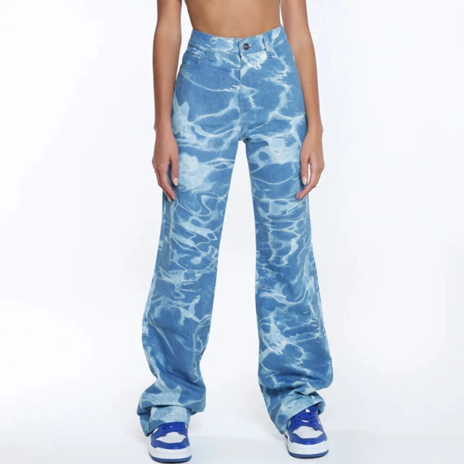 Pants for Women Jeans Skinny High Waist Pocket Jeans Jeans Button Straight-leg Leg Dyeing Wide Women's Tan Skinny Jeans Women
Pants for Women Jeans Skinny High Waist Pocket Jeans Jeans Button Straight-leg Leg Dyeing Wide Women's Tan Skinny Jeans Women
